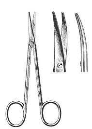 KÉO Y TẾ PHẨU THUẬT Strabismus Eye Scissors 13-540 11.5cm